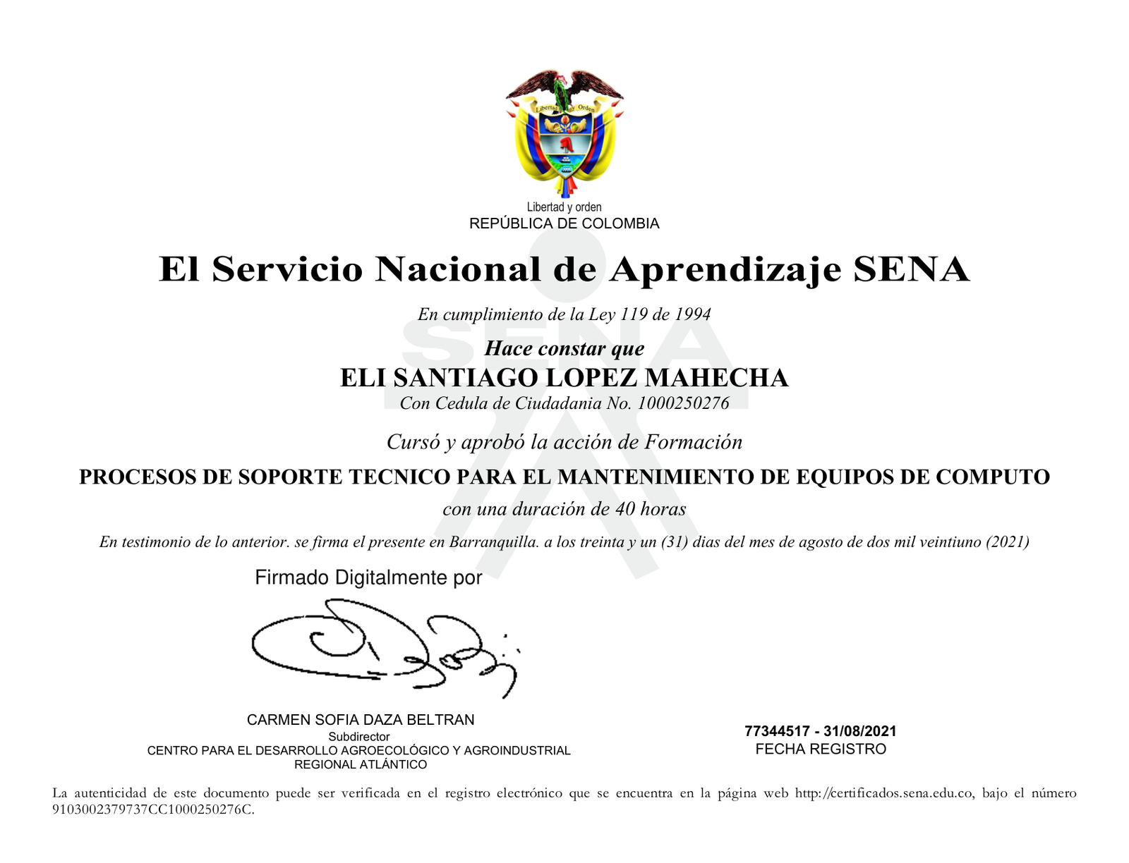 Soporte Técnico — Mantenimiento de Equipos